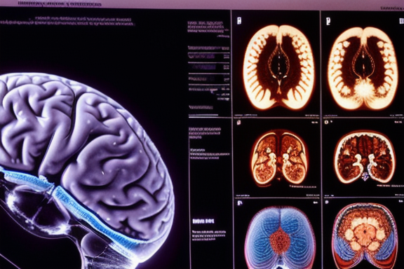 Doctor analyzing MRI scan