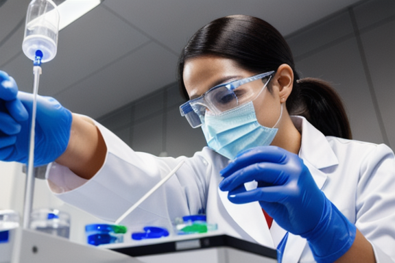 Scientist working in a laboratory