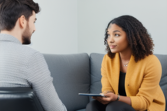 Person receiving therapy